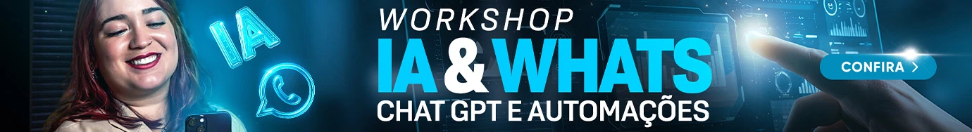 Banner empresa Curso IA e Whats